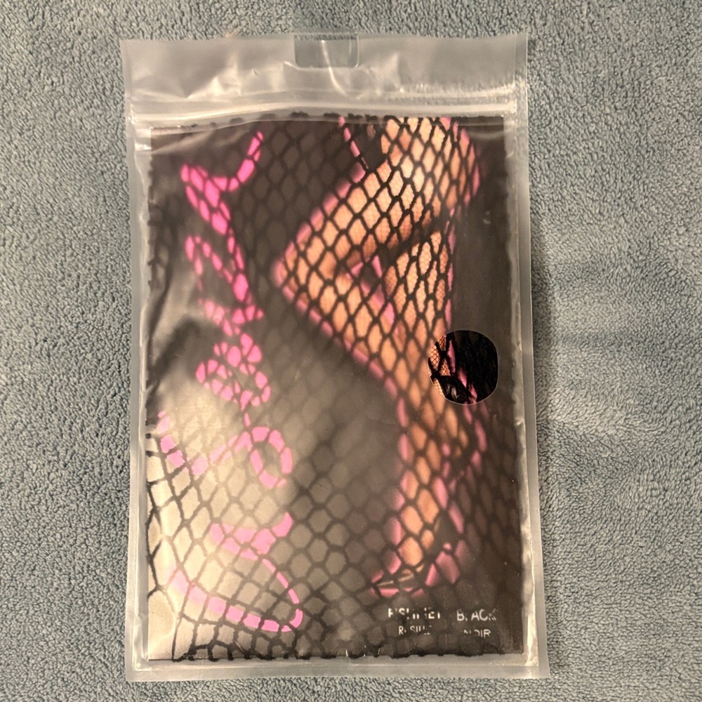 La SENZA Black Fishnet Hosiery